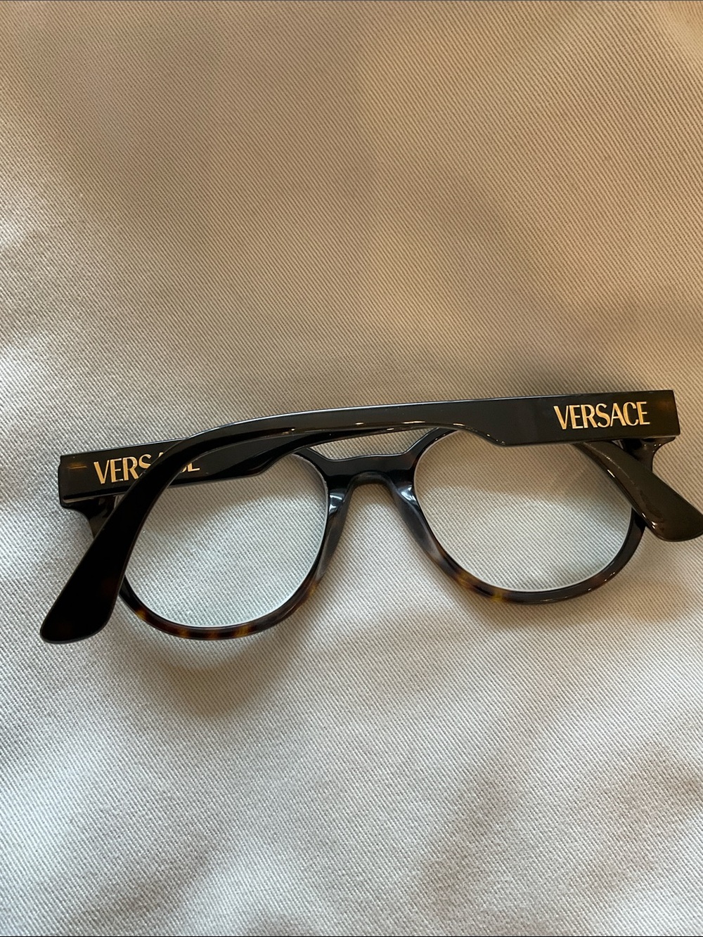 Versace Tortoise Eyeglasses Frames - Picture 9 of 9